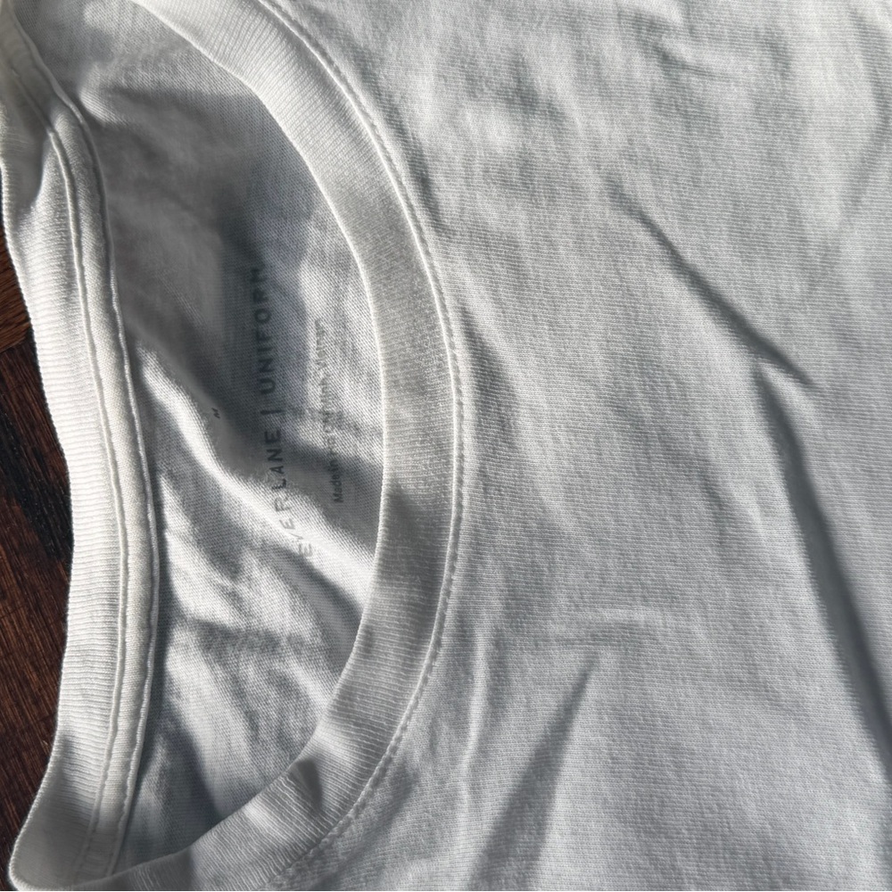 Everlane Classic White Short Sleeve Tee